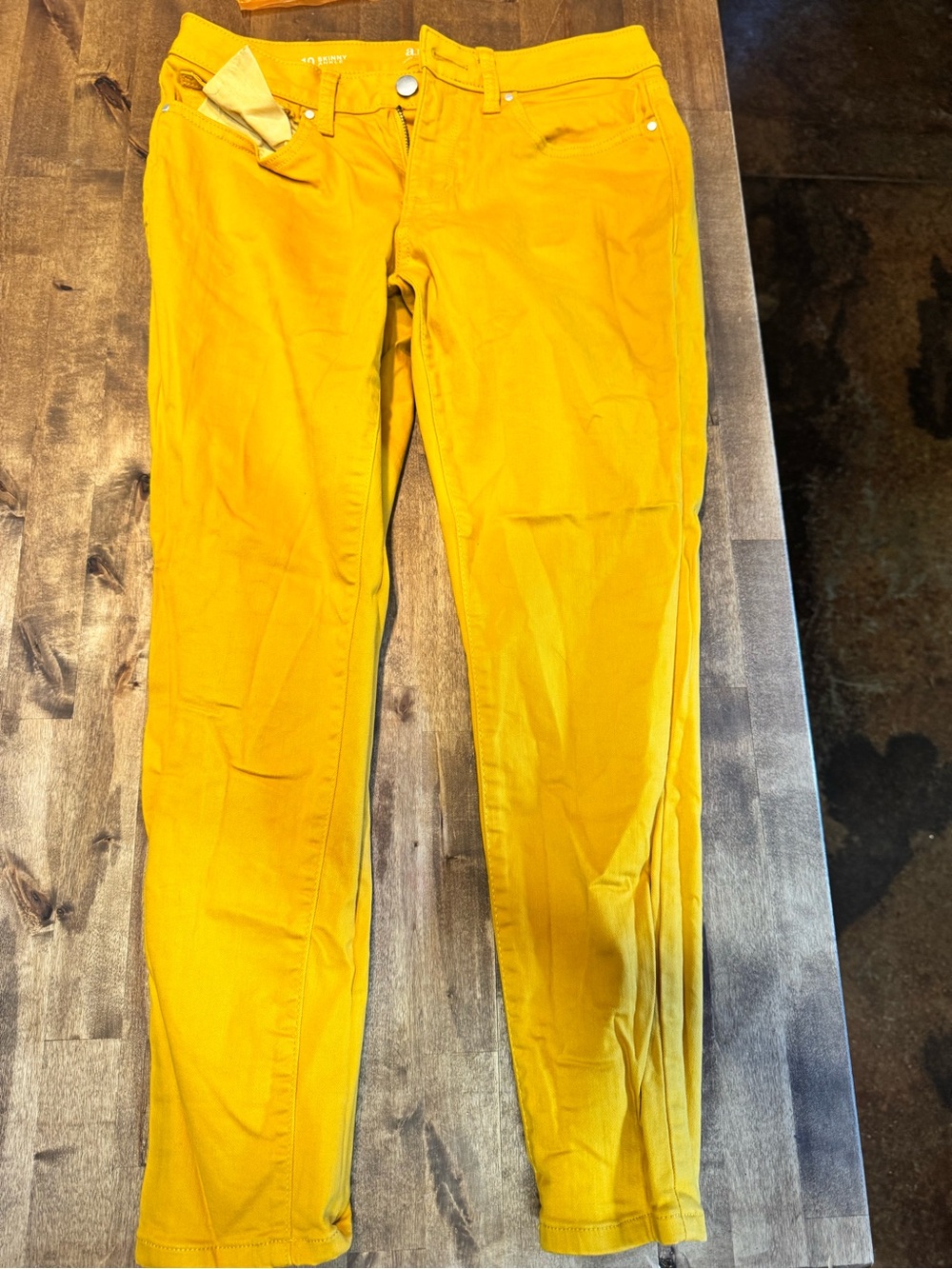 a.n.a Mustard Yellow Skinny Jeans